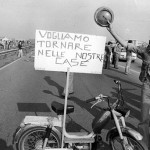 protesta sulla Milano-Meda, 1976